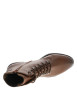 Thumbnail Bottines marron à talon décroché moyen munies de lacets et d'un zip latéral - Image 5