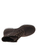 Thumbnail Bottines marron à talon décroché bas pourvues de lacets et d'un zip latéral - Image 5