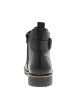 Thumbnail Bottines noires à talon décroché bas munies de lacets et d'un zip latéral - Image 4