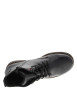 Thumbnail Bottines noires à talon décroché bas munies de lacets et d'un zip latéral - Image 5