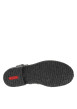 Thumbnail Bottines noires à talon décroché bas munies de lacets et d'un zip latéral - Image 6