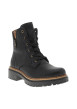 Thumbnail Bottines noires à talon décroché bas ornées d'un empiècement léopard - Image 2