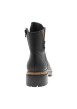 Thumbnail Bottines noires à talon décroché bas ornées d'un empiècement léopard - Image 4