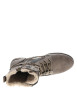 Thumbnail Bottines taupe à talon décroché bas munies de lacets et d'un zip latéral - Image 5