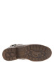 Thumbnail Bottines taupe à talon décroché bas munies de lacets et d'un zip latéral - Image 6