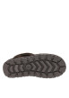 Thumbnail Bottines marron brillantes à talon plat pourvues d'un zip et des lacets ronds - Image 6