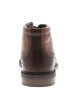 Thumbnail Bottines Fisher en cuir cognac pourvues d'un talon décroché bas et des lacets - Image 4