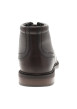Thumbnail Bottines Fisher 2 en cuir chocolat munies d'un talon décroché bas et à lacets - Image 4