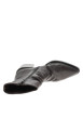 Thumbnail Bottines en cuir marron à talon décroché moyen pourvues d'une fermeture zippée - Image 5