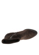 Thumbnail Bottines en cuir marron à talon décroché haut pourvues d'une fermeture zippée - Image 5