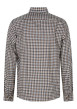 Thumbnail Chemise en coton marron à carreaux pourvue d'une coupe droite - Image 2