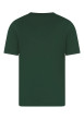 Thumbnail T-shirt en coton vert uni avec une coupe droite et des manches courtes - Image 2