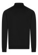 Thumbnail Sweat zippé en coton noir à coupe droite pourvu d'un col montant - Image 2