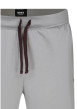 Thumbnail Pantalon de jogging en coton taupe à coupe droite pourvu d'une taille élastiquée - Image 3