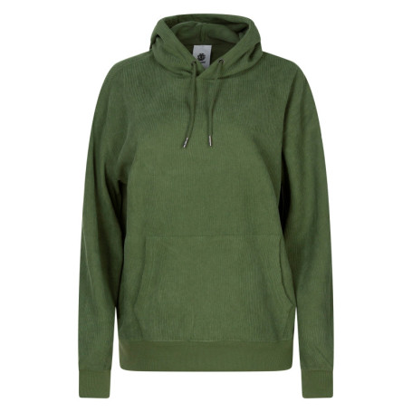 Sweat vert à coupe droite pourvu d'un col à...
