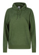Thumbnail Sweat vert à coupe droite pourvu d'un col à capuche et de manches longues