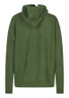 Thumbnail Sweat vert à coupe droite pourvu d'un col à capuche et de manches longues - Image 2