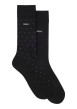 Thumbnail Lot de 2 paires de chaussettes hautes en coton mélangé noires