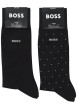 Thumbnail Lot de 2 paires de chaussettes hautes en coton mélangé noires - Image 4