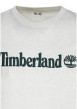 Thumbnail T-shirt en coton écru uni avec une coupe droite et un col rond - Image 3
