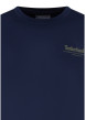 Thumbnail T-shirt en coton bleu indigo imprimé avec un col rond et une coupe droite - Image 3