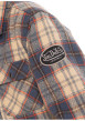 Thumbnail Chemise bleue et beige à carreaux avec une coupe droite et des manches longues - Image 4