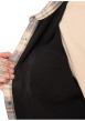 Thumbnail Chemise bleue et beige à carreaux avec une coupe droite et des manches longues - Image 5