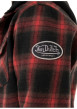Thumbnail Chemise noire et rouge à carreaux avec un col à revers et des manches longues - Image 4