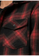 Thumbnail Chemise noire et rouge à carreaux avec un col à revers et des manches longues - Image 5
