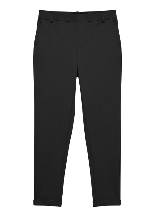Pantalon chino noir pourvu d'une coupe slim...