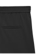 Thumbnail Pantalon chino noir muni d'une coupe slim avec une ceinture élastiquée - Image 2