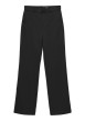 Thumbnail Pantalon chino noir muni d'une taille élastiquée à coupe droite