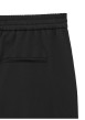 Thumbnail Pantalon chino noir muni d'une taille élastiquée à coupe droite - Image 2