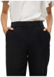 Thumbnail Pantalon chino noir muni d'une taille élastiquée à coupe droite - Image 5