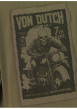 Thumbnail T-shirt en coton kaki avec un imprimé moto au dos et une coupe droite - Image 5