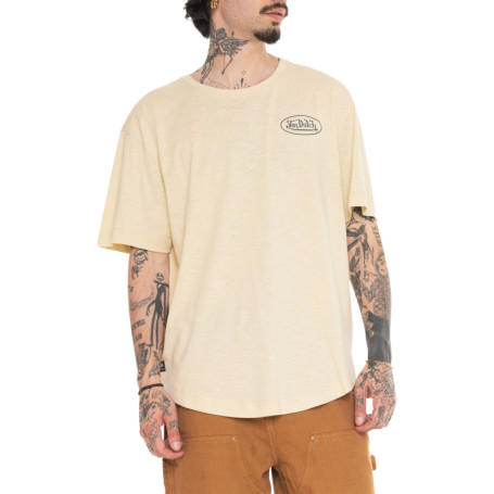 T-shirt en coton écru avec un imprimé moto au...