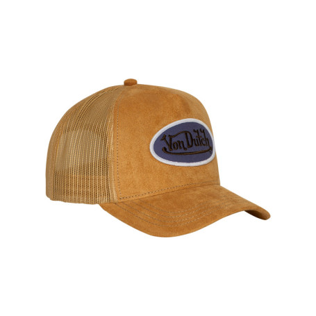 Casquette snapback jaune moutarde unie avec la...