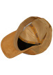 Thumbnail Casquette snapback jaune moutarde unie avec la marque brodée sur la couronne - Image 3
