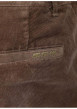 Thumbnail Pantalon en coton taupe à coupe droite pourvu de passants pour la ceinture - Image 4