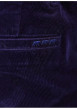 Thumbnail Pantalon en coton marine à coupe droite pourvu de passants pour la ceinture - Image 4