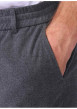 Thumbnail Pantalon anthracite à coupe droite pourvu de poches italiennes - Image 3