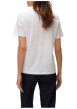 Thumbnail T-shirt en coton blanc agrémenté d'une broderie coeur à coupe droite - Image 2