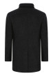 Thumbnail Manteau anthracite à coupe droite pourvu d'un col montant avec doublure amovible - Image 2