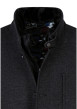 Thumbnail Manteau anthracite à coupe droite pourvu d'un col montant avec doublure amovible - Image 4