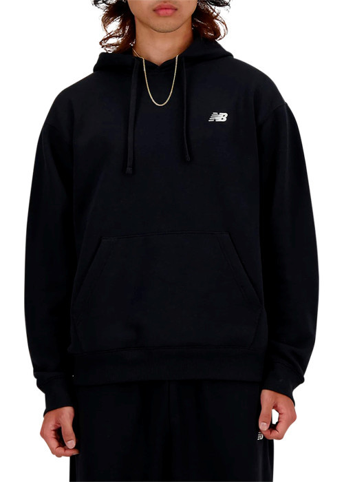 Sweat noir uni avec une coupe droite et une...
