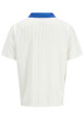 Thumbnail Polo blanc à rayures avec une coupe droite et des manches courtes - Image 2