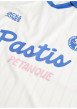Thumbnail Polo blanc à rayures avec une coupe droite et des manches courtes - Image 4