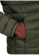Thumbnail Doudoune kaki matelassée à coupe droite avec un col à capuche - Image 4
