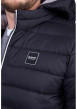 Thumbnail Doudoune noire unie avec une coupe droite et nom iconique de la marque - Image 3