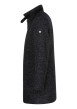 Thumbnail Manteau anthracite uni coupe droite col montant avec une fermeture boutonnée - Image 3